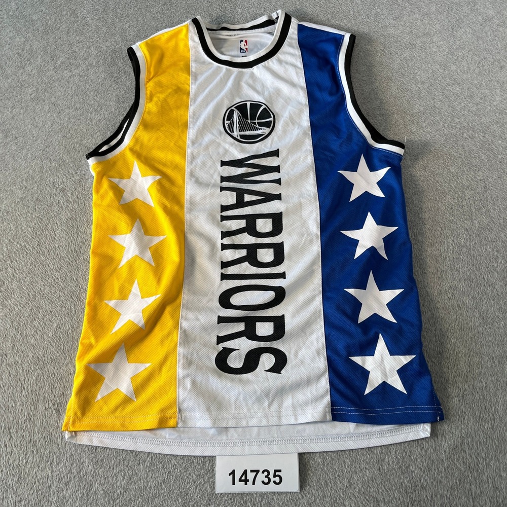 Golden State Warriors Jersey Mens Small Multicolor NBA Basketball Sports Fanwear